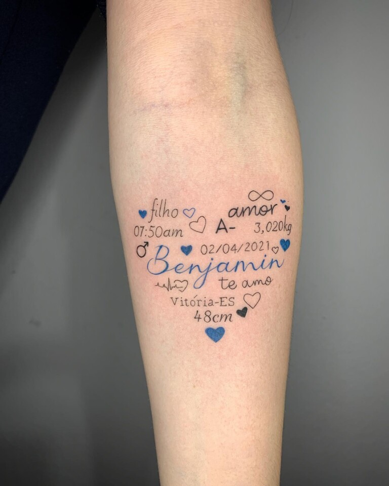 Tatuagem para filhos: 50 artes que eternizam o amor