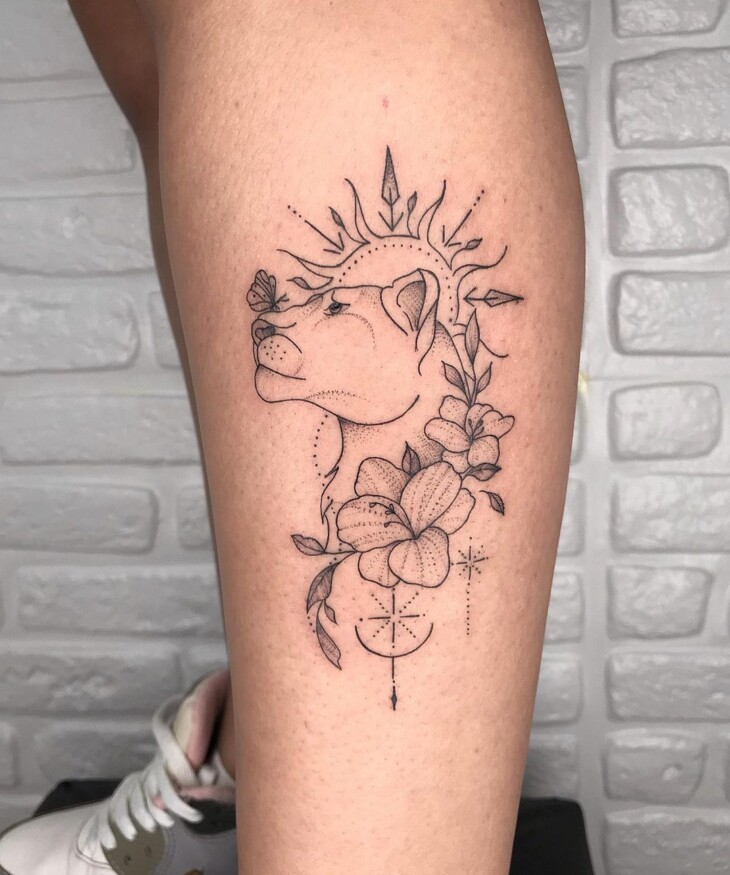 tatuagem na canela 93